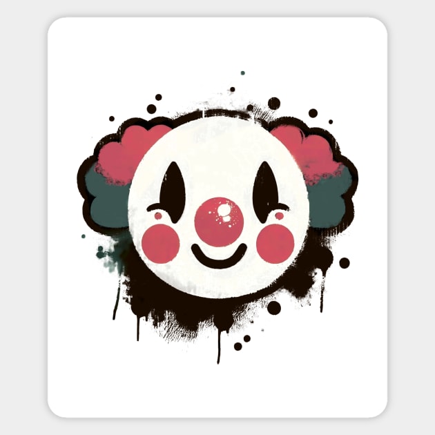 Clown Sticker by CreativeSage